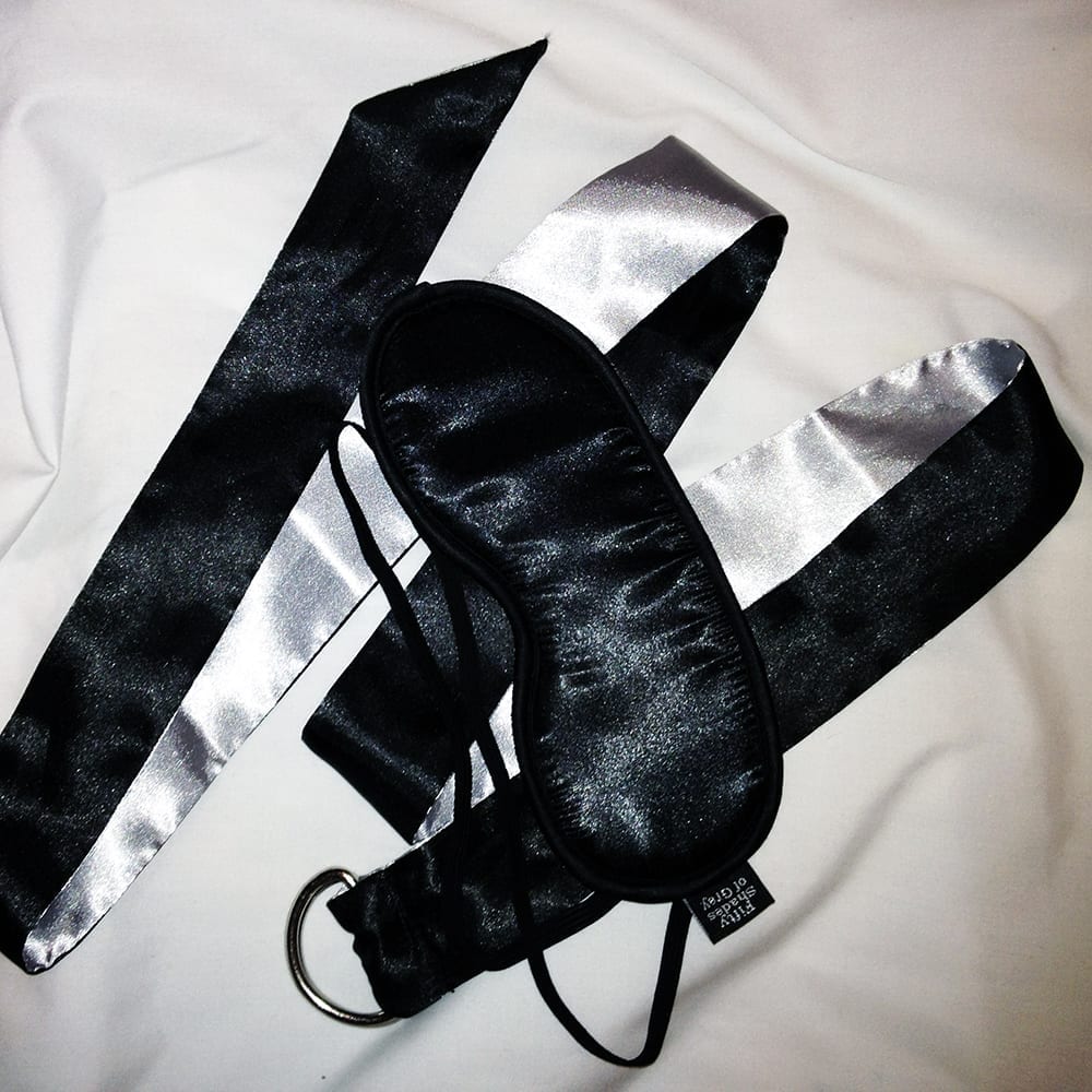 Eye Mask and one of the restraints